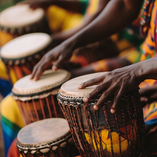 A celebration of liberation, this afrobeat instrumental fuses traditional african percussion with modern electric guitar melodies. The song dynamically shifts to reflect the resilience and joy in the journey towards freedom, creating an uplifting and empowering experience.