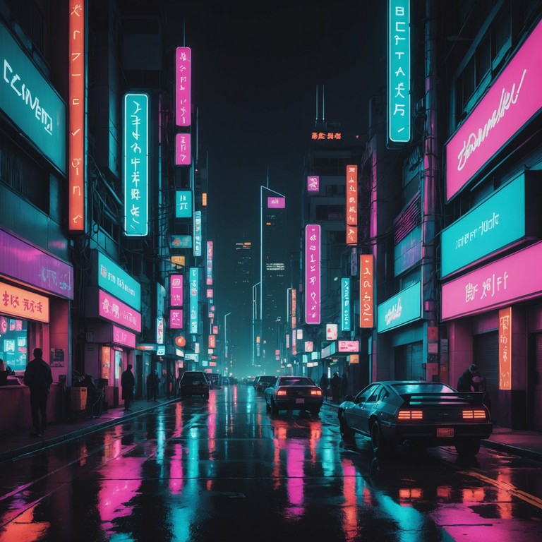 Imagine cruising through a futuristic city with neon lights reflecting off sleek, wet streets at midnight. The soundtrack enhances the sense of wonder and mystery as you glide past towering skyscrapers and under glowing holograms. This track leverages classic synth sounds to create a mood that's both nostalgic and forward looking, ideal for soundtracking moments of nocturnal solitude or adventure.