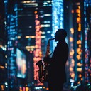 dynamic jazz house blend with soulful sax and groovy beats