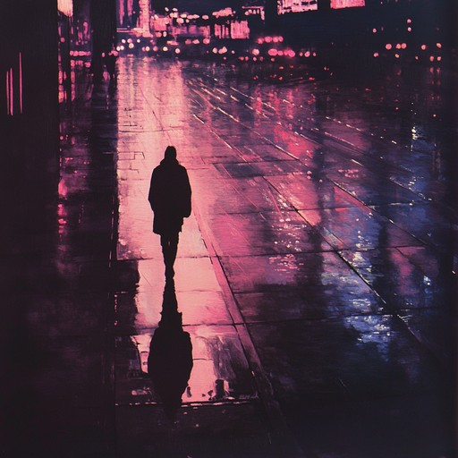 An instrumental track blending lo fi beats with dreamy synths, evoking the feeling of wandering through empty city streets under the glow of streetlights. The song captures introspective solitude and quiet reflection found in the late hours, combining gentle guitar riffs with soft electronic textures to create a soothing yet melancholic atmosphere.