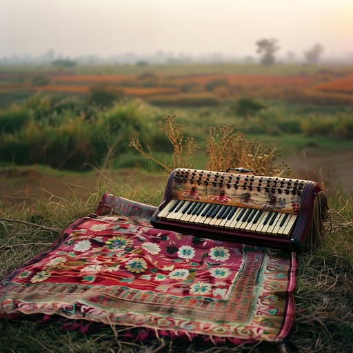 Delving deeper into the heart of punjab, this track overlays soft, intricate melodies on traditional bhangra beats, offering a fresh and gentle perspective on a vibrant culture. The harmonium's sweet notes traverse a soundscape enriched with light tabla and dholki rhythms, inviting feelings of intimacy and warmth within the energetic throb of punjabi music.