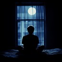 instrumental depicting anxious nights through ambient bedroom soundscapes