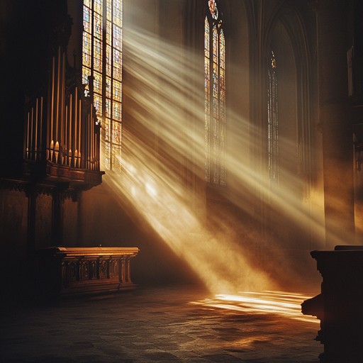 As dusk falls on an abandoned church, each note from the organ's pipes seems to tell a story of a lost time and lamentation, drifting through the shadows, wrapping listeners in a cloak of compelling sadness.