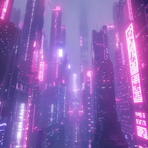 An expansive sonic odyssey through a neon lit future cityscape. This track will feature powerful synth leads soaring over pulsating bass lines, supported by driving drum patterns. Imagine a journey through futuristic skyscrapers, with every beat reflecting the energy and vibrancy of a utopian world.