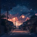 calm urban nighttime melodies with soothing ambient vibes