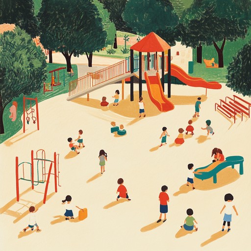 Whimsical synths and toy instruments create a playful, gently hopeful atmosphere, evoking sunny childhood memories and scenes of children playing in a sunlit park. Ideal for uplifting, feel good moments.