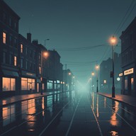 feels like walking through dark, misty streets