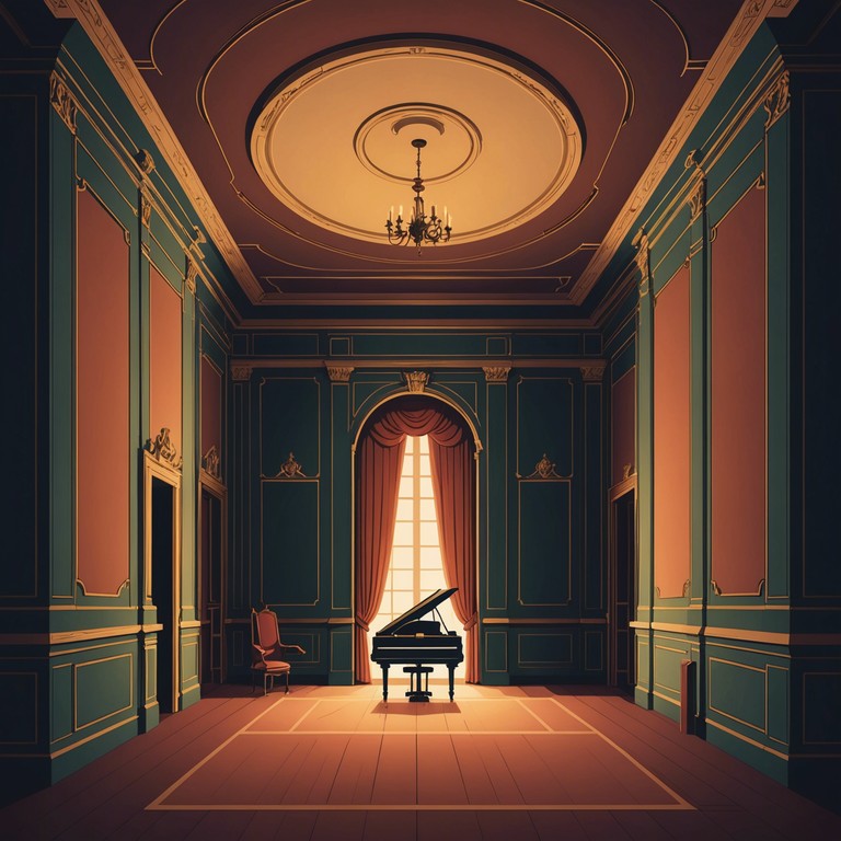 This alternative track features a more pronounced echo effect, as if the harpsichord notes are resonating through the vast, empty halls of a deserted palace, capturing the solitude and poignant beauty of the baroque era.