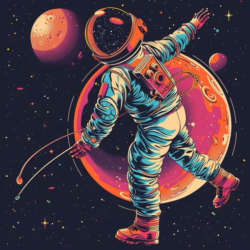 Get ready to blast off on a groovy journey through the cosmos with this energetic and funky disco track. Pulsating basslines, shimmering synths, and tight horn stabs create an irresistible dance floor vibe that will transport you to a distant galaxy where the party never stops.