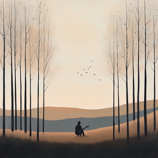 An instrumental piece that intertwines calm and capriccio styles, creating a serene yet spontaneous musical journey. Gentle melodies flow over a backdrop of soothing harmonies, evoking images of peaceful landscapes and quiet reflections.