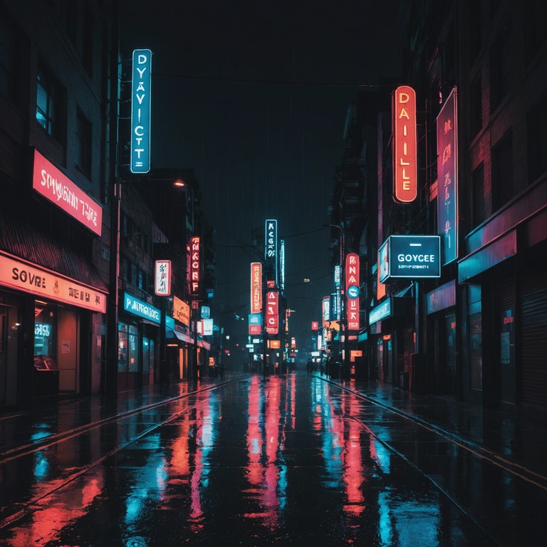 This track combines the smooth rhythms of funk with the deep, soulful melodies characteristic of classic house music, all set against an infectious dance beat that captures the essence of a vibrant nightlife. The music evokes the image of neon lights reflecting on rain slicked streets, bringing energy and color to the urban landscape.