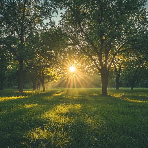 A song that captures the essence of a joyful, sunlit morning with lighthearted and lively tunes played on a flute. The music builds from a gentle dawn to a bright, energetic midday.