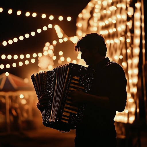 An instrumental dark cabaret piece that fuses festive dance rhythms with haunting harmonies, creating a mysterious yet joyful atmosphere.