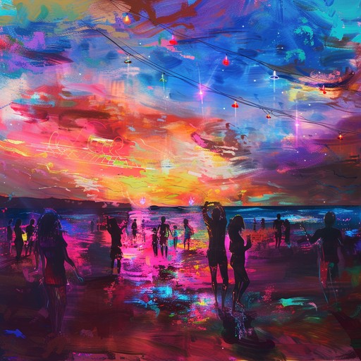 An energetic instrumental track that combines the infectious rhythms of new wave with bright, catchy synth melodies. Ideal for evoking feelings of summer fun and carefree dancefloors, it's designed to make listeners feel uplifted and joyous.