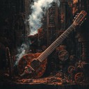 an instrumental punk fusion with steampunk mechanical rhythms and sounds