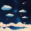an ethereal journey blending trip hop beats and cosmic soundscapes