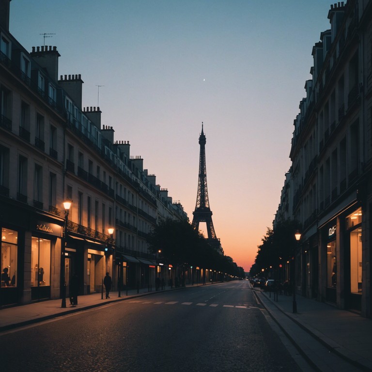 In this composition, the soulful tones of a jazz trumpet intertwine with the ambient sounds of a bustling parisian night, evoking the romance and mystery of the city after dark. The piece mimics the ebb and flow of city life with spontaneous bursts of melodic improvisation