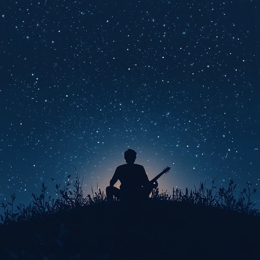 A soft, melodic troubadour piece featuring gentle guitar strumming with ambient undercurrents, ideal for creating a romantic and intimate mood reminiscent of medieval serenades.