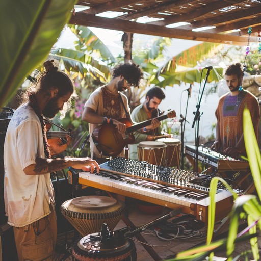 Experience a jubilant ride through the heart of caribbean dance music, masterfully blending traditional steel drums and modern electronic elements. This track channels the energy of a beach party, ensuring an immersive and vibrant musical journey.