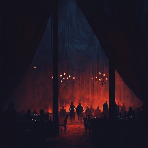 A hauntingly elegant instrumental composition set in a dimly lit cabaret hall. The gentle waltz rhythms, combined with the shadowy melodies of the piano and occasional violin, create a spellbinding atmosphere of mystery and melancholy. This piece feels like a dance through forgotten, velvet draped memories, perfect for a night of reflection and intrigue.