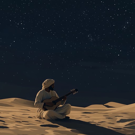 Reflecting the profound quietude and the age old spirit of the desert, this composition delves deeper into the heart of its serene and introspective atmosphere, guided by the subtle strumming of the oud.