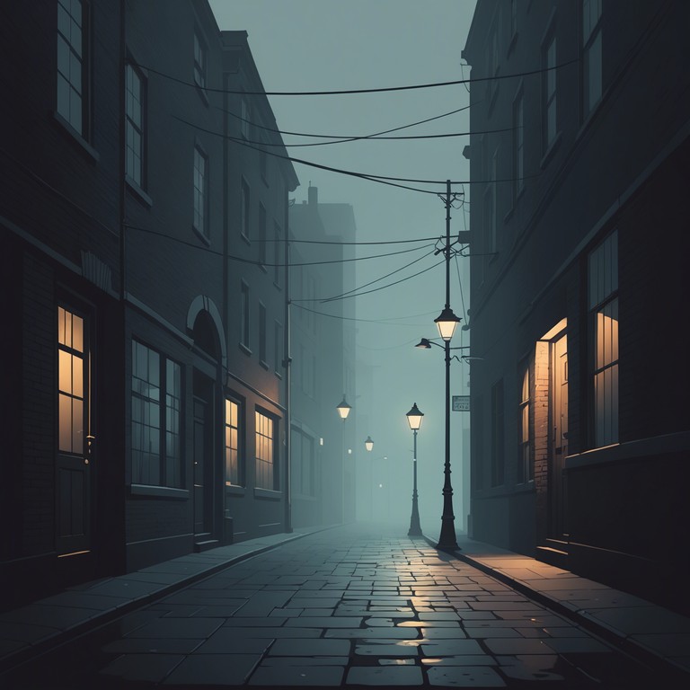 This track transports listeners to a shadowy, fog laden alleyway in the 1940s, where the past lingers like a persistent ghost. The haunting saxophone melody, slow and deliberate, conjures images of trench coated figures emerging from the mist. The piece balances on the edge of noir and suspense, capturing the essence of a time when secrets hid in every shadow.