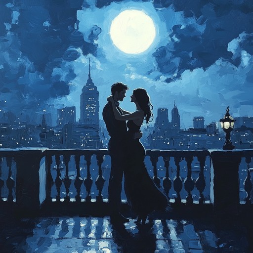 A soothing instrumental tango piece that captures the intimacy of a slow dance beneath the stars, featuring a delicate interplay between bandoneon and guitar.