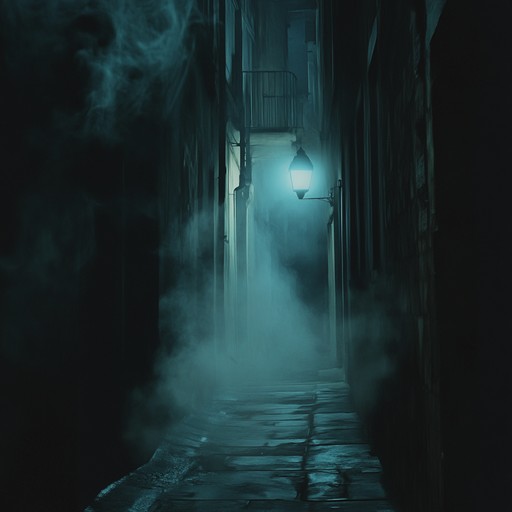 A noir inspired smoky jazz tune filled with haunting, eerie melodies and brooding basslines. Picture a shadowy, rain soaked alley where danger lurks around every corner. Dark piano chords and a sinister saxophone create an unsettling ambience that keeps listeners on edge.