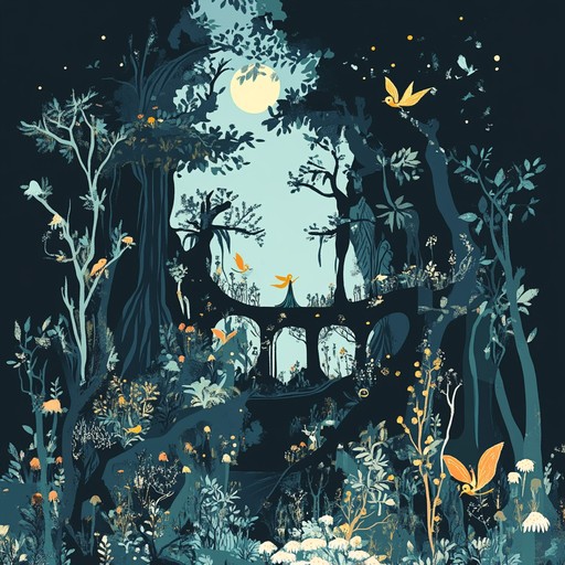 The track invites listeners to embark on a whimsical, magical journey through enchanted forests and mystical lands. Featuring a full orchestral arrangement with twinkling harps, soaring strings, and gentle flutes, the music paints a vivid picture of a fairy tale world filled with wonder and majestic splendor. Ideal for fostering imagination and bedtime stories.