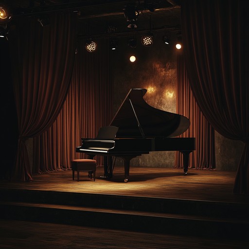 This instrumental piece transports you to a cabaret filled with mystery and intrigue. The grand piano’s haunting notes create a suspenseful atmosphere, as the ensemble paints a picture of thrilling escapades and intense drama. The sound mirrors both vintage cabaret charm and contemporary theatrical excitement.