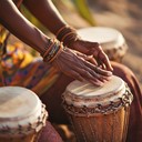 vibrant tribal drumming ignites a festive night of dance