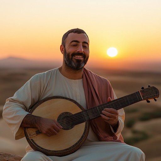 An inspiring fusion of lively middle eastern melodies and contemporary beats, this piece evokes the spirit of celebration in the golden desert dunes.