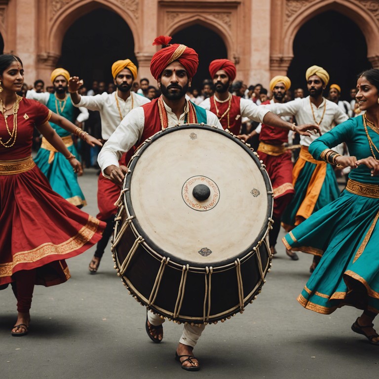 A musical celebration that seamlessly integrates traditional punjabi instruments with contemporary rhythms, celebrating the cultural heritage of punjab while inviting listeners to dance along with its infectious beats.