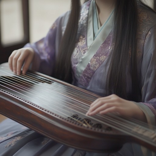 A soft instrumental featuring the guqin, weaving tranquil melodies that inspire introspection and calm, perfect for meditative moments.