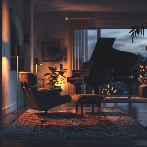 A tender lounge composition featuring a calming piano that intertwines with delicate electronic soundscapes. This track paints the picture of a quiet evening filled with memories, perfect for deep relaxation and introspective moments.