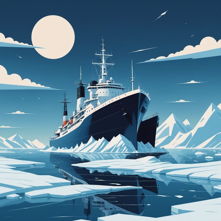 This track features a rousing blend of traditional russian orchestration combined with the vibrant energies of a naval parade. It evokes the pride and majestic prowess of the russian navy, sailing through icy seas under the vast, open skies. The composition combines military precision with the wild spirit of the ocean.