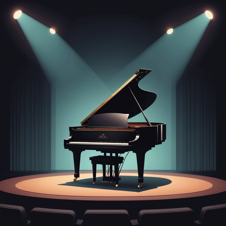 A serene broadway inspired instrumental that embraces the peaceful close of a theater's curtains, wrapping the audience in a blanket of comfort and nostalgia. This piece combines the smooth sounds of a grand piano with a vibe that is both soothing and reassuring, perfect for reflecting on a pleasant day or winding down at night. Ideal for listeners who appreciate the subtle drama and storytelling power of broadway tunes, infused with a relaxing modern twist.