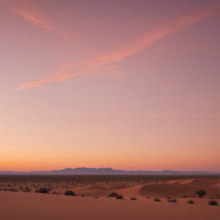 This composition transports listeners to a mystical desert landscape at dusk, combining traditional middle eastern instruments with modern dynamic rhythms. The music tells a story of ancient mysteries and the relentless spirit of the desert dwellers, contrasting poignant melodies with intense climaxes.