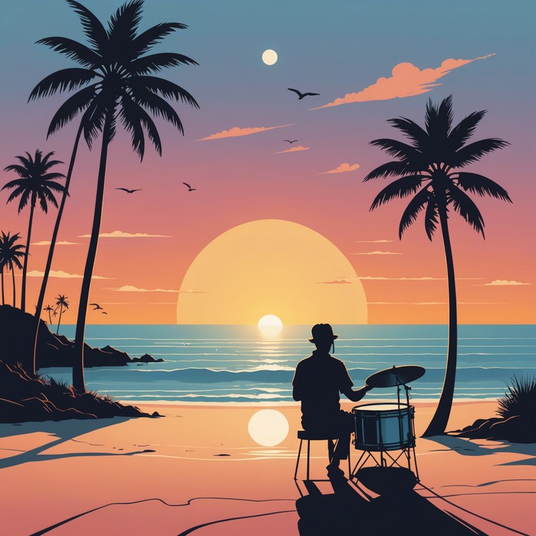 Imagine yourself on a sandy beach as waves gently roll in, and the sun sets with this vibrant reggae soundtrack setting a perfect holiday mood.