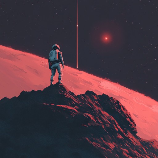 Powerful synths and driving bass forge an inspiring dubstep anthem, capturing the essence of victorious space missions, filled with emotion and energy.