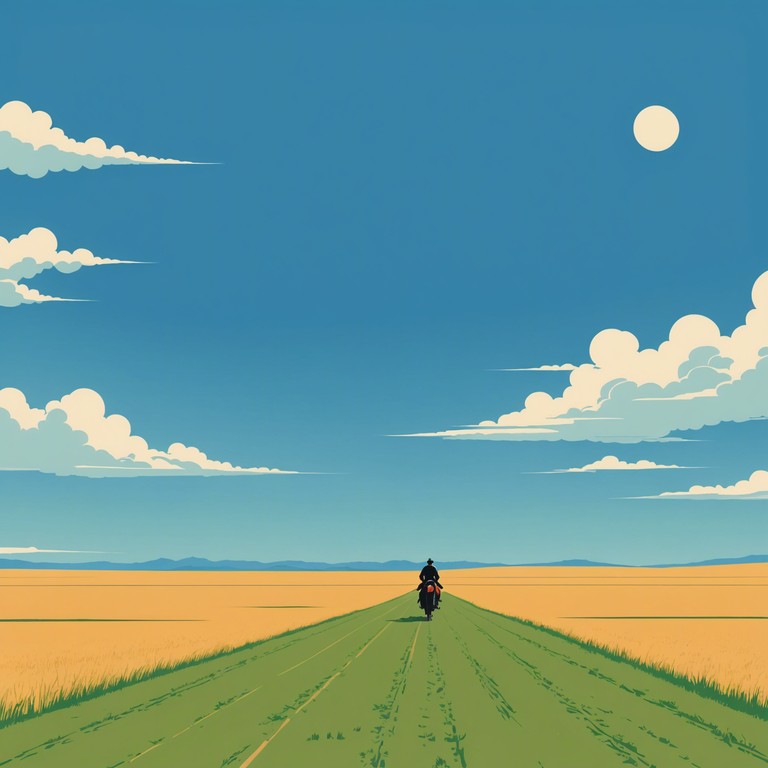 Feel the rush of wind and the unrestrained joy of galloping through open fields with this vibrant, dynamic composition. Rich with acoustic melodies and an inspiring tempo, it's an ode to wild adventures and the spirit of freedom.