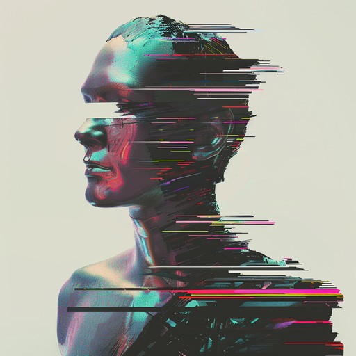 Delve into the chaotic yet strangely beautiful world of a malfunctioning android's dreams. Glitchy, stuttering beats and eerie, distorted synths create an unsettling atmosphere, while fragments of haunting melodies drift in and out, hinting at long-lost memories. As the track progresses, the glitches become more intense, building to a mind-bending climax that leaves the listener questioning the nature of reality itself Delve into the chaotic yet strangely beautiful world of a malfunctioning android's dreams. Glitchy, stuttering beats and eerie, distorted synths create an unsettling atmosphere, while fragments of haunting melodies drift in and out, hinting at long-lost memories. As the track progresses, the glitches become more intense, building to a mind-bending climax that leaves the listener questioning the nature of reality itself