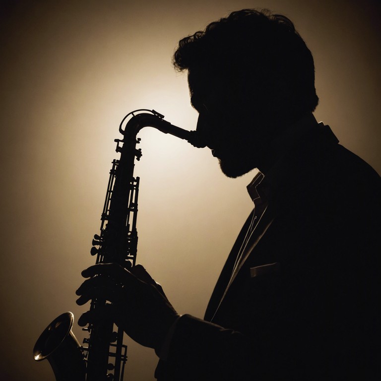 This track embodies a nostalgic, soulful atmosphere featuring a lone saxophone that captures the essence of a dimly lit jazz club. The listener is transported to a time of intimate jazz sessions, where emotion pours through each note, echoing tales of love, loss, and reflective solitude. The music builds a rich, melodic narrative that's undeniably poignant and soothing.