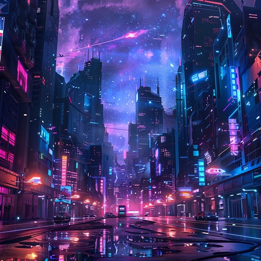 Experience a journey across a futuristic cityscape, merging ethereal house beats with ambient sci fi sounds. This composition features glistening synths and deep bass undercurrents, creating an otherworldly audio landscape. Perfect for introspective moments or atmospheric settings.