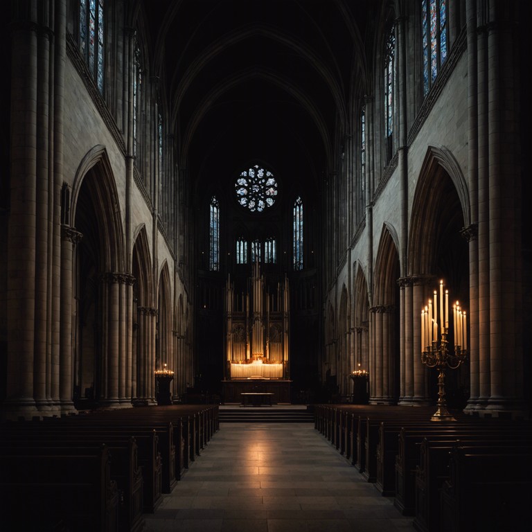 This track uses the deep, resonant sounds of the organ to evoke an atmosphere of a desolate, haunted church where whispers of the past come alive in a sinister yet spiritual performance