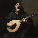 medieval troubadour melody with fierce and relentless anger