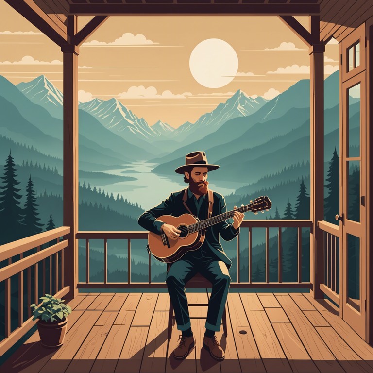 This track transports listeners to a secluded mountain range, evoking feelings of nostalgia as the banjo plays a sentimental melody that mirrors the tranquil and untouched landscape. It’s a journey into the heart of traditional life where every pluck reflects a memory embedded in the mist covered mountains.