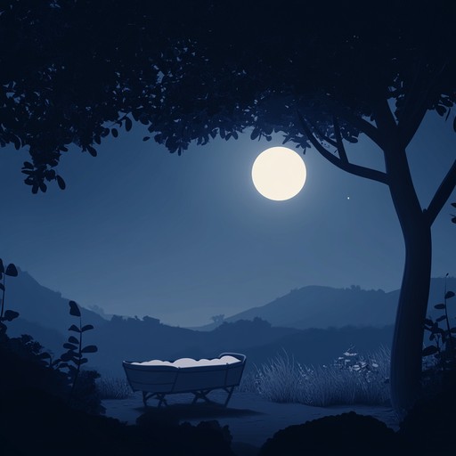 This lullaby uses a gentle piano melody to create a calming atmosphere perfect for bedtime, transporting listeners to a peaceful moonlit night as it softly drifts through the verses.