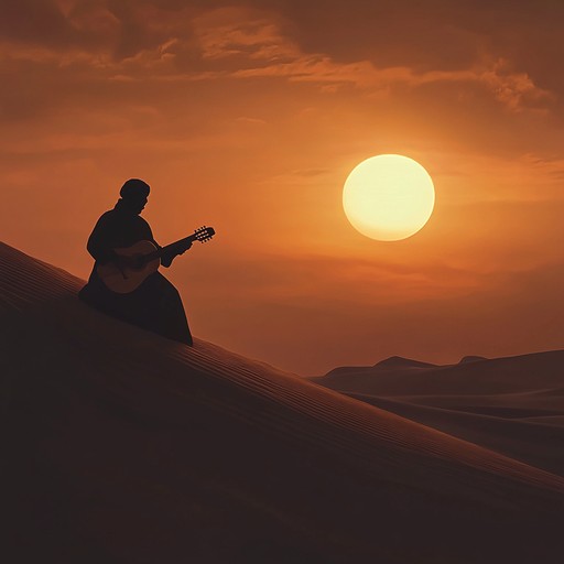 An exhilarating instrumental track that fuses traditional middle eastern instruments with modern beats, creating a euphoric soundscape that transports listeners to a festive desert celebration.