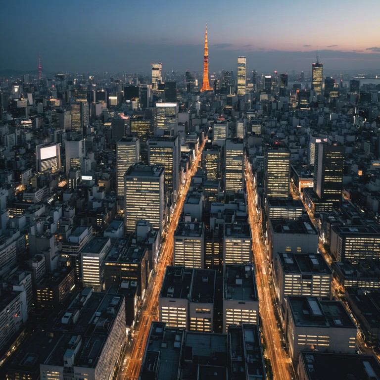 Experience the heartbeat of tokyo’s night life through this unique musical journey, where electronic beats magnify traditional shamisen tunes. Feel the fusion of old and new resonating with every beat, exemplifying the thriving urban spirit of japan's capital, making you want to leap and dance through tokyo’s vibrant streets.